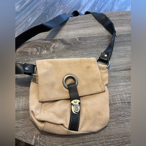 American Eagle Canvas Handbag - Tan/Brown